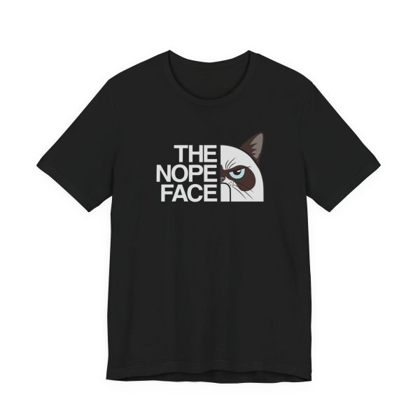 The Nope Face - Original Bella+Canvas Medium Cotton T-Shirt