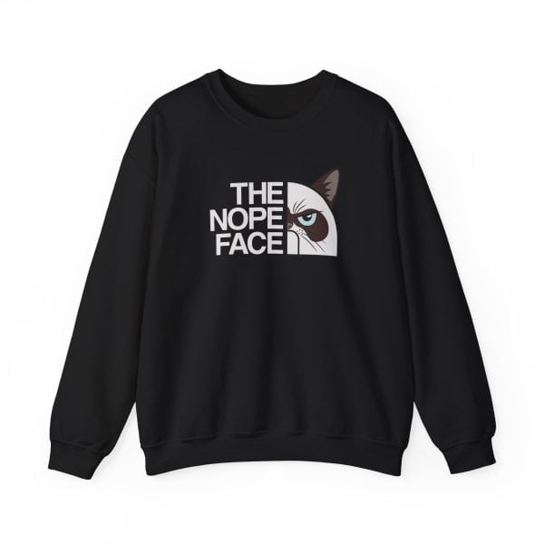 The Nope Face - Original Gildan Cotton Sweatshirt Unisex