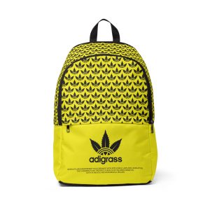 Padded Graphic Backpack - Yellow - Adigrass