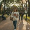 Adult Sweatshirt of Halloween Town University 1998, Cozy Fall Apparel, Unisex Crewneck, Halloween Gift, College Style Clothing