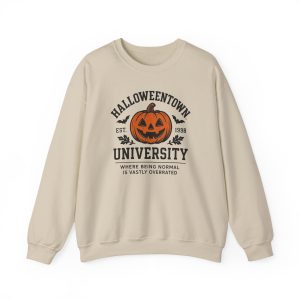 Adult Sweatshirt of Halloween Town University 1998, Cozy Fall Apparel, Unisex Crewneck, Halloween Gift, College Style Clothing