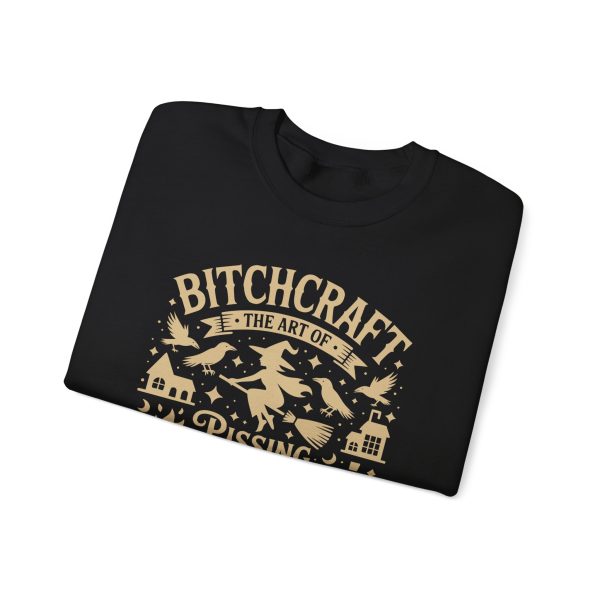 Bitchcraft Sweatshirt: Witchy Gift for Halloween, Cozy Loungewear, Unique Self-Expression, Fun Casual Wear, Magic-Inspired Apparel