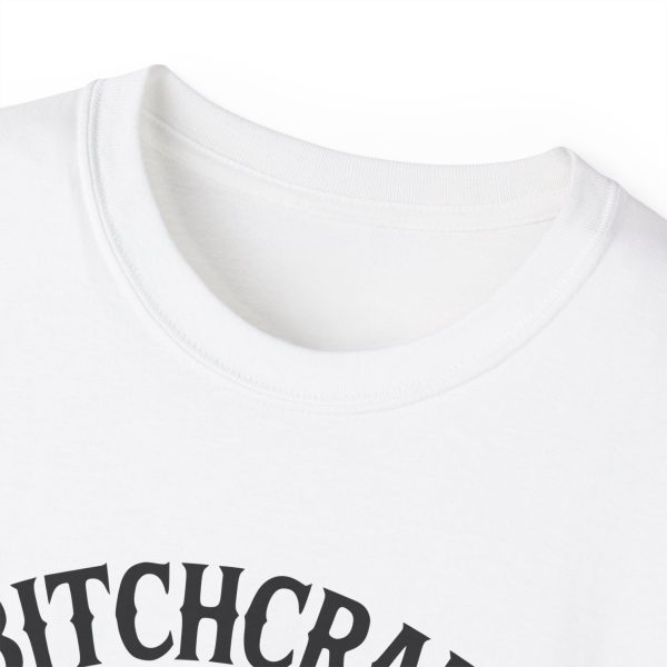 Bitchcraft Unisex Ultra Cotton Tee, Funny Quote Shirt, Gift for Witches, Halloween Apparel, Trendy Graphic Tee