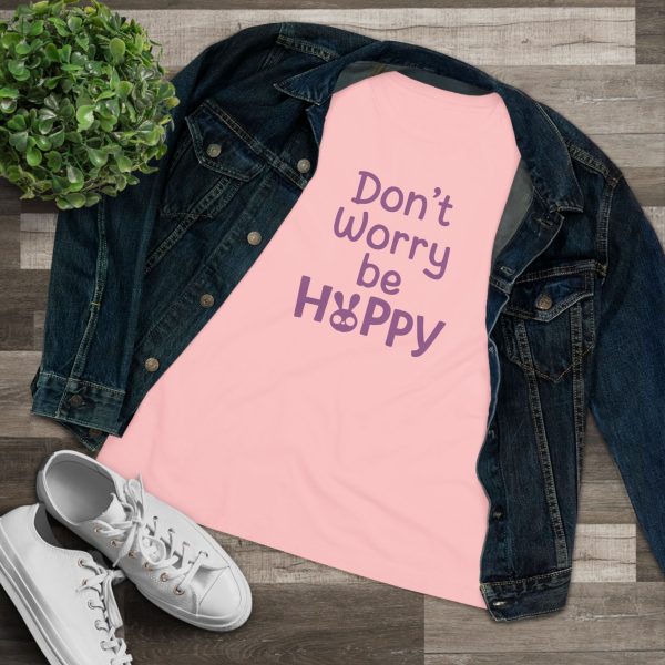 Bunny "Don't Worry Be Happy" Pink Women's Tee from "Zootopia"