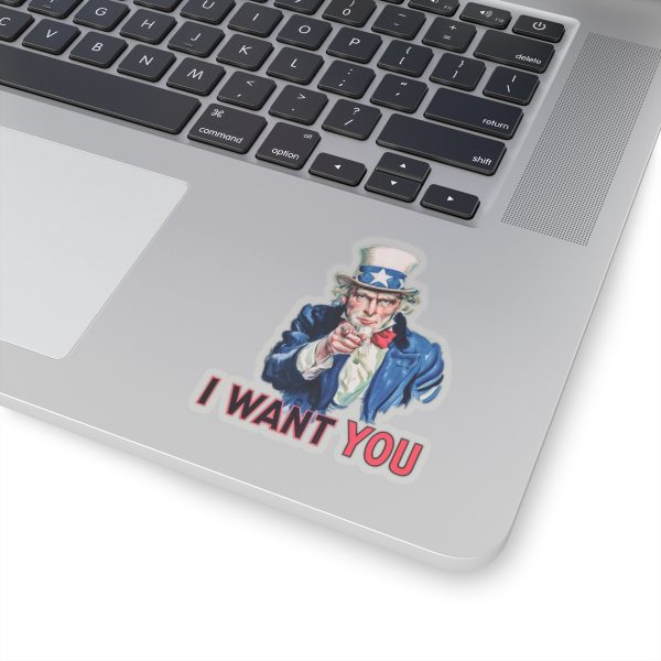 Die-Cut Sticker of I Want You Poster Art