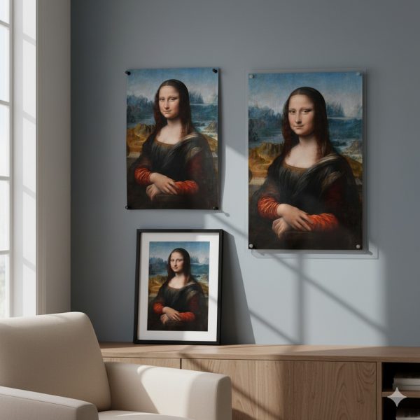 Gallery Print of “Mona Lisa” [Restored] by Leonardo da Vinci (1503) (La Gioconda or La Joconde)