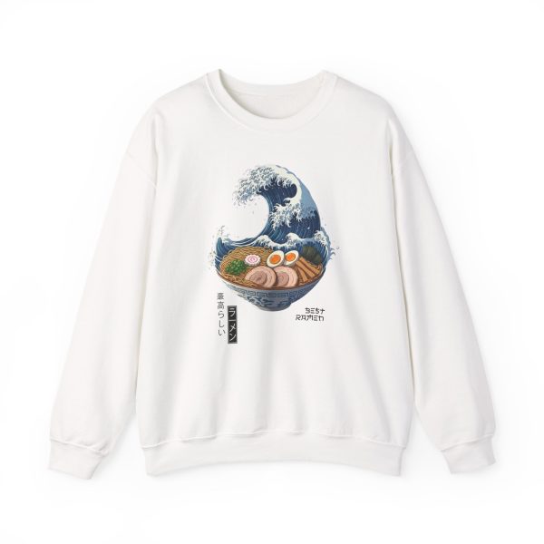 Great Wave Ramen Sweatshirt, Cozy Style, Gift for Sushi Lovers, Unisex Crewneck