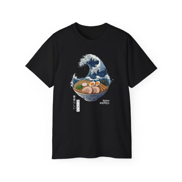 Great Wave Ramen T-Shirt, Japanese Vibes, Gift for Sushi Lovers, Unisex Crewneck