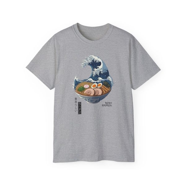 Great Wave Ramen T-Shirt, Japanese Vibes, Gift for Sushi Lovers, Unisex Crewneck
