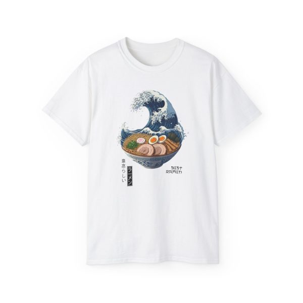 Great Wave Ramen T-Shirt, Japanese Vibes, Gift for Sushi Lovers, Unisex Crewneck