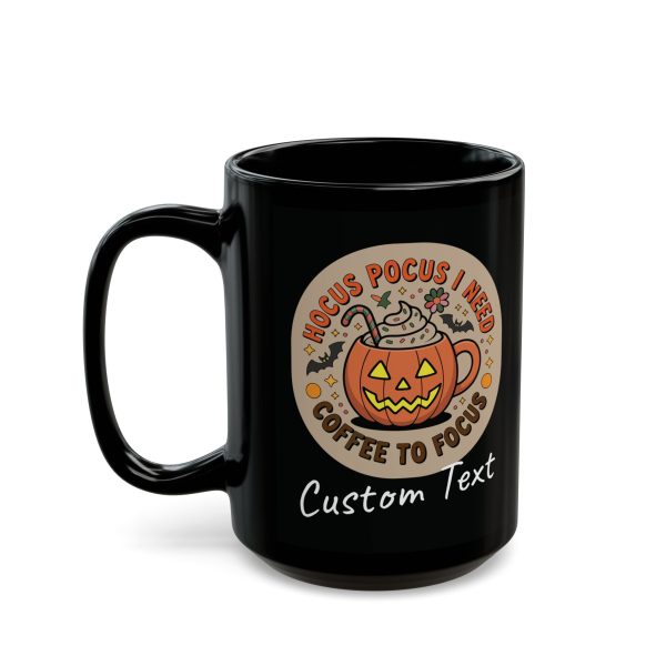 Hocus Pocus Halloween Coffee Mug, Spooky Drinkware, Custom Text or Name Personalized Gift