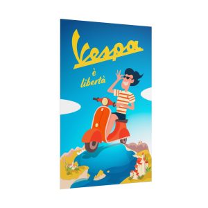 Print of "Vespa È Libertà" Poster Ad from "Luca"