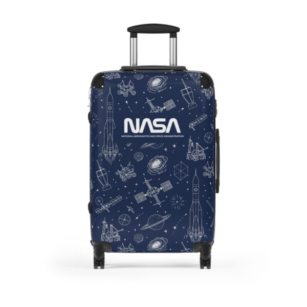 Blueprints Pattern NASA Luggage Wheeled Suitcase