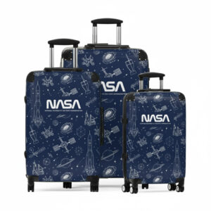 Blueprints Pattern NASA Luggage Wheeled Suitcase