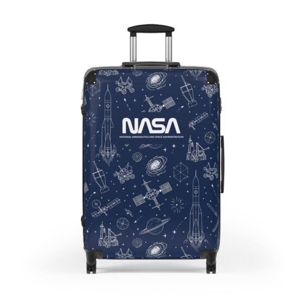 Blueprints Pattern NASA Luggage Wheeled Suitcase