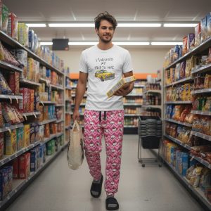 Peter Parker Pink Pajama Pants - Men