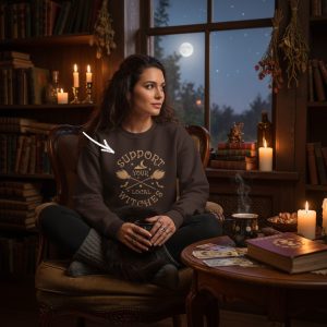 Support Your Local Witches Sweatshirt | Witchy Vibes Fall Apparel | Spooky Season Gift