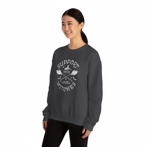 Support Your Local Witches Sweatshirt | Witchy Vibes Fall Apparel | Spooky Season Gift
