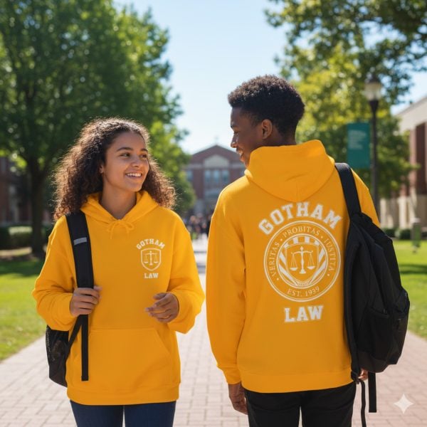 Teen & Kids Gotham Law Yellow Hoodie of Jaime Reyes