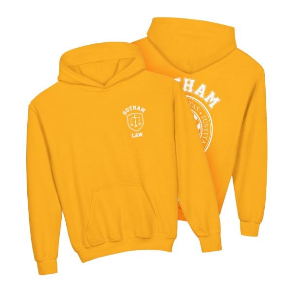 Teen & Kids Gotham Law Yellow Hoodie of Jaime Reyes
