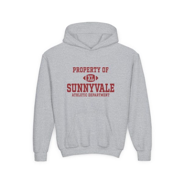 Teen/Kids Hooded Sweatshirt from "Fear Street Part One: 1994" - Sam's "Property of Sunnyvale Athletic Department"